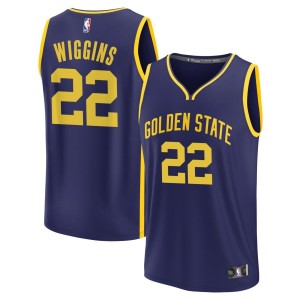 Andrew Wiggins Golden State Warriors Fanatics Branded 2022/23 Fast Break Replica Jersey - Statement Edition - Navy