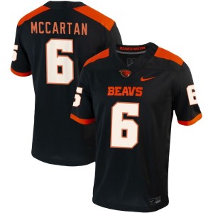 John McCartan Oregon State Beavers Nike NIL Replica Football Jersey - Black