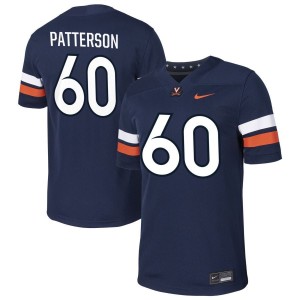 Charlie Patterson  Virginia Cavaliers Nike NIL Football Game Jersey - Navy
