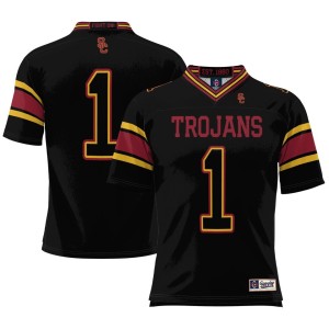 #1 USC Trojans ProSphere Youth Football Jersey - Black
