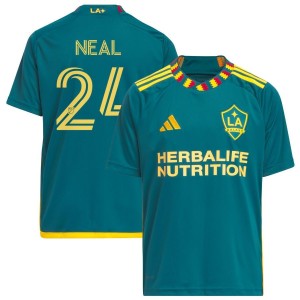 Jalen Neal LA Galaxy adidas Youth 2023 LA Kit Replica Jersey - Green