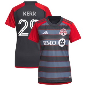 Deandre Kerr Toronto FC adidas Women's 2023 Club Kit Replica Jersey - Gray