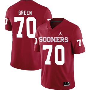 Cayden Green Oklahoma Sooners Jordan Brand NIL Replica Football Jersey - Crimson