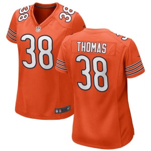 A.J. Thomas Chicago Bears Nike Women's Alternate Game Jersey - Orange