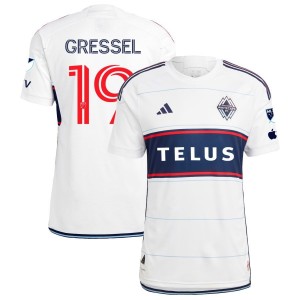 Juilan Gressel Vancouver Whitecaps FC adidas 2023 Bloodlines Authentic Jersey - White