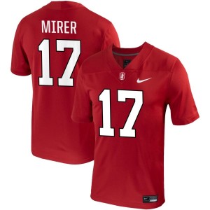 Charlie Mirer Stanford Cardinal Nike NIL Replica Football Jersey - Cardinal