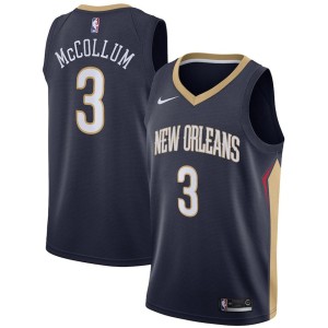 Men's New Orleans Pelicans CJ McCollum Icon Edition Jersey - Navy