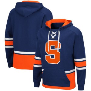 Syracuse Orange Colosseum Lace Up 3.0 Pullover Hoodie - Navy