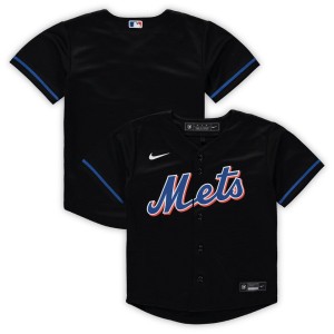 New York Mets Nike Toddler Alternate Replica Team Jersey - Black