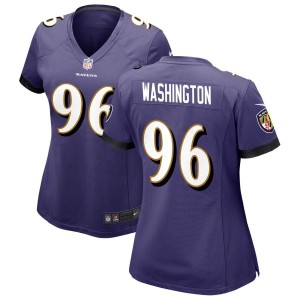 Broderick Washington Baltimore Ravens Nike Women's Game Jersey - Purple