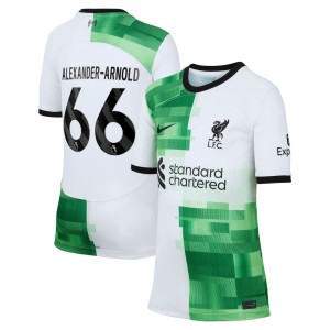 Trent Alexander-Arnold Liverpool Nike Youth 2023/24 Away Replica Player Jersey - White