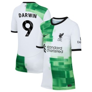 Darwin Nunez Darwin  Liverpool Nike Youth 2023/24 Away Replica Jersey - White