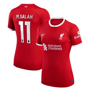 Mohamed Salah Liverpool Nike Women's 2023/24 Home Replica Player Jersey - Red