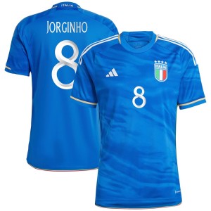 Jorginho Italy National Team adidas 2023 Home Replica Jersey - Blue