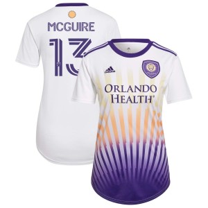 Duncan McGuire Orlando City SC adidas Women's 2022 The Sunshine Kit Replica Jersey - White