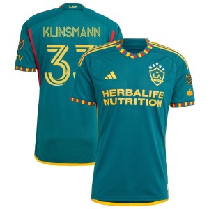 Jonathan Klinsmann LA Galaxy adidas 2023 LA Kit Authentic Jersey - Green