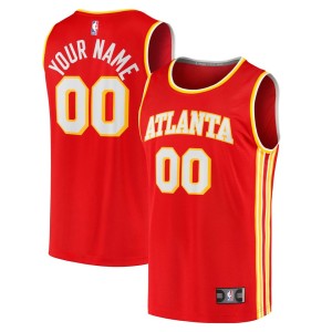 Atlanta Hawks Fanatics Branded 2020 Fast Break Replica Custom Jersey - Icon Edition - Red