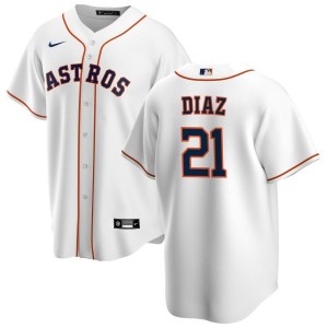 Yainer Diaz Houston Astros Nike Youth Home Replica Jersey - White