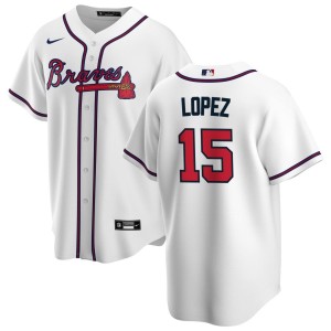 Nicky Lopez Atlanta Braves Nike Home Replica Jersey - White