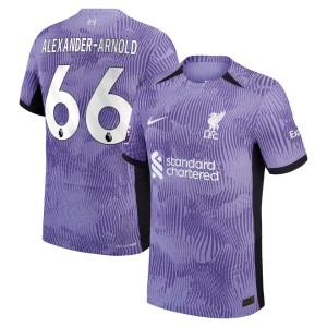 Trent Alexander-Arnold Liverpool Nike 2023/24 Third Vapor Match Authentic Player Jersey - Purple