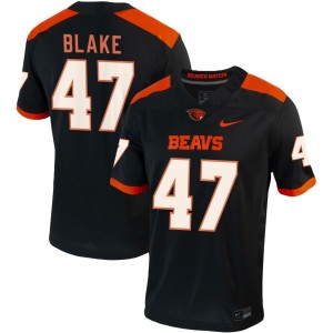 Tyree Blake Oregon State Beavers Nike NIL Replica Football Jersey - Black