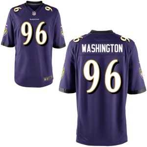 Broderick Washington Baltimore Ravens Nike Youth Game Jersey - Purple