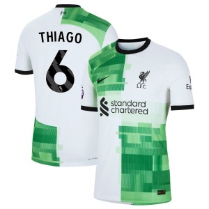 Thiago Alcantara Thiago  Liverpool Nike 2023/24 Away Authentic Jersey - White