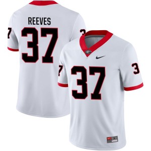 Izayah Reeves Georgia Bulldogs Nike NIL Replica Football Jersey - White