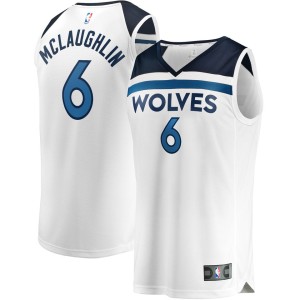 Jordan McLaughlin Minnesota Timberwolves Fanatics Branded Fast Break Player Jersey - Association Edition - White