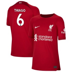 Thiago Alcantara Thiago Sadio Mané Liverpool Nike Youth 2022/23 Home Replica Player Jersey - Red