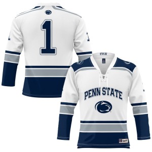 #1 Penn State Nittany Lions ProSphere Youth Hockey Jersey - White