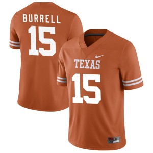 SMaje Burrell Texas Longhorns Nike NIL Replica Football Jersey - Texas Orange