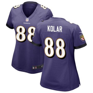 Charlie Kolar Baltimore Ravens Nike Women's Game Jersey - Purple