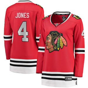 Seth Jones Chicago Blackhawks Fanatics Branded Women's Home Breakaway Player Jersey - Red