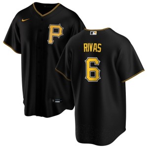 Alfonso Rivas Pittsburgh Pirates Nike Alternate Replica Jersey - Black