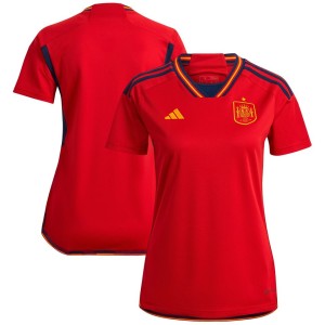 Spain National Team adidas Women's 2022/23 Home Replica Jersey - Red