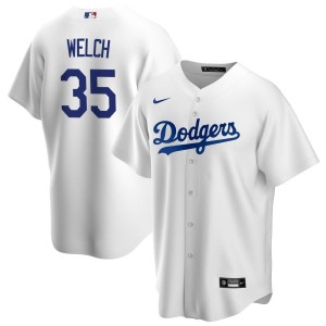 Bob Welch Los Angeles Dodgers Nike Home RetiredReplica Jersey - White