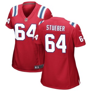 Andrew Stueber New England Patriots Nike Women's Alternate Jersey - Red