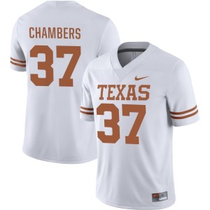 Bryce Chambers Texas Longhorns Nike NIL Replica Football Jersey - White