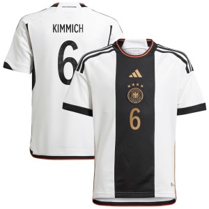 Joshua Kimmich Germany National Team adidas Youth 2022/23 Home Replica Player Jersey - White