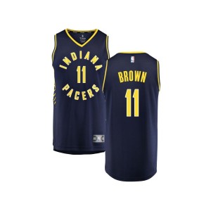Bruce Brown Indiana Pacers Fanatics Branded Youth Fast Break Replica Jersey Navy - Icon Edition