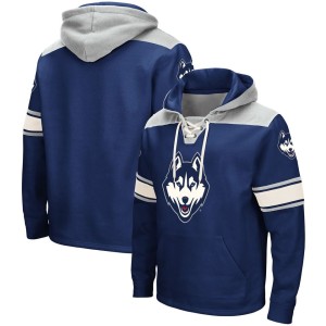 UConn Huskies Colosseum 2.0 Lace-Up Pullover Hoodie - Navy