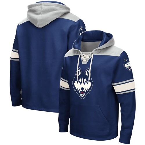 UConn Huskies Colosseum 2.0 Lace-Up Pullover Hoodie - Navy