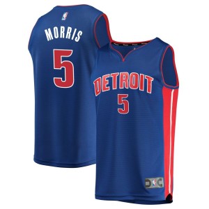 Monte Morris Detroit Pistons Fanatics Branded Youth Fast Break Replica Jersey Blue - Icon Edition