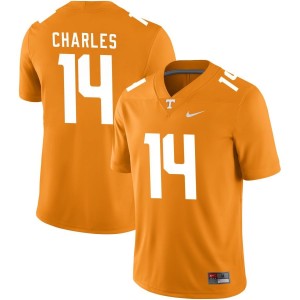 Christian Charles Tennessee Volunteers Nike NIL Replica Football Jersey - Tennessee Orange