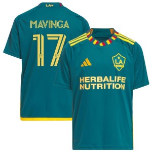 Chris Mavinga LA Galaxy adidas Youth 2023 LA Kit Replica Jersey - Green