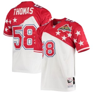 Derrick Thomas AFC Mitchell & Ness 1995 Pro Bowl Authentic Jersey - White/Red