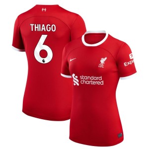 Thiago Alcantara Thiago Liverpool Nike Women's 2023/24 Home Replica Jersey - Red