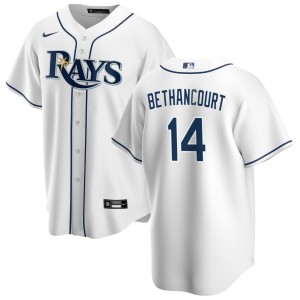 Christian Bethancourt Tampa Bay Rays Nike Youth Home Replica Jersey - White