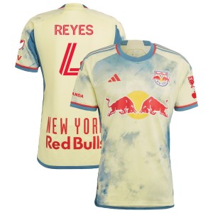 Andres Reyes New York Red Bulls adidas 2023 Daniel Patrick Kit Authentic Jersey - Yellow